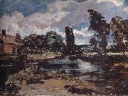 Flatford Mill from a lock on the Stour John Constable